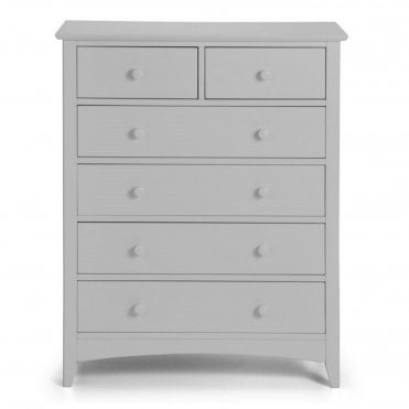 Cameo 4+2 Drawer Chest - Dove Grey