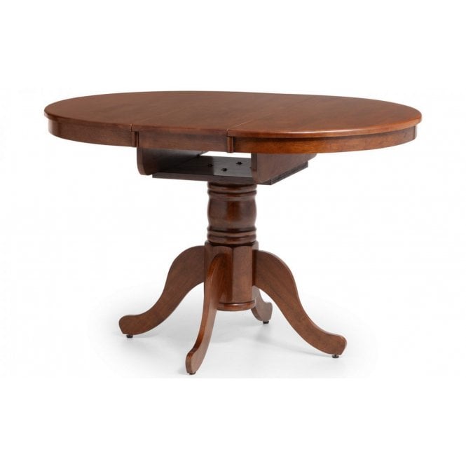 Julian Bowen Canterbury Round to Oval Extending Table