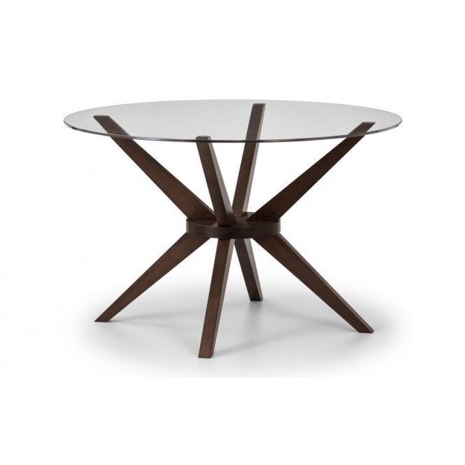 Julian Bowen Chelsea Glass Top Dining Table