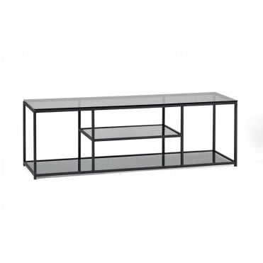 Chicago TV Unit - Smoked Glass