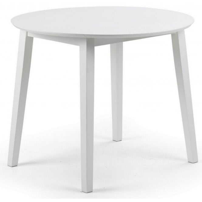 Julian Bowen Coast White Dining Table
