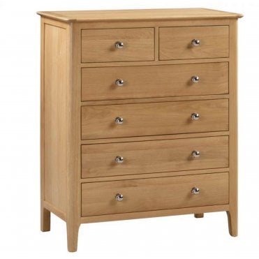 Cotswold Oak 4+2 Drawer Chest