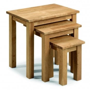Coxmoor Oak Nest of 3 Tables
