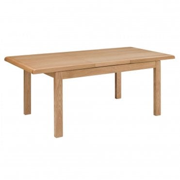 Curve Oak Extending Dining Table
