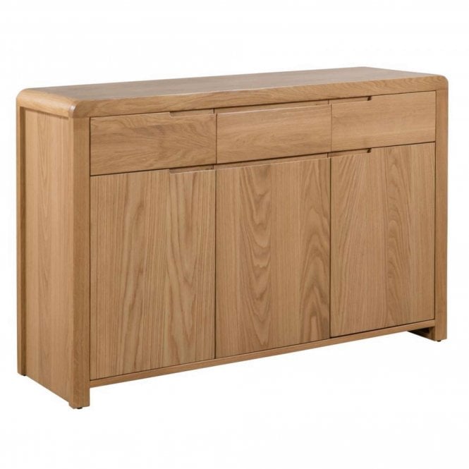 Julian Bowen Curve Oak Sideboard