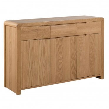 Curve Oak Sideboard