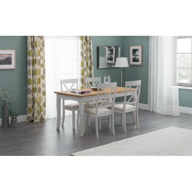 Julian Bowen Davenport Dining Table - Grey