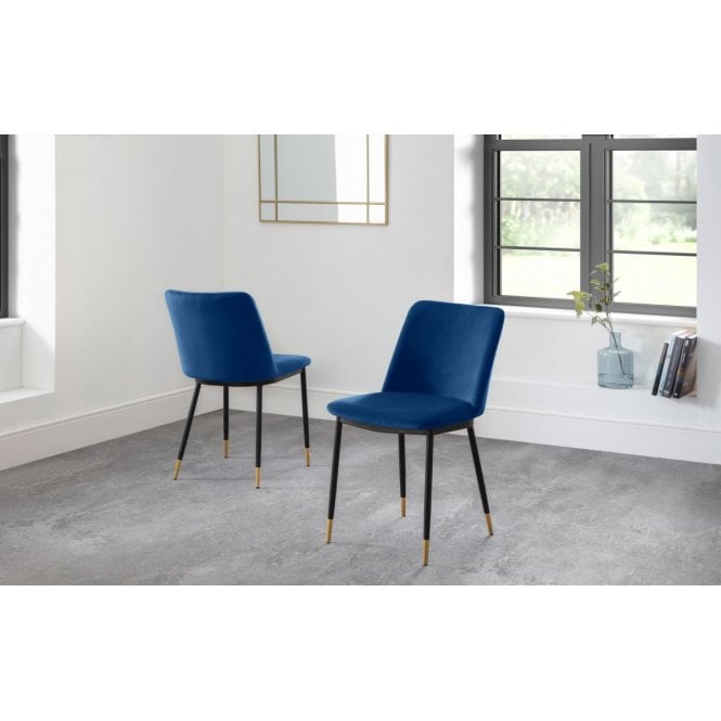 Julian Bowen Delaunay Dining Chair - Blue