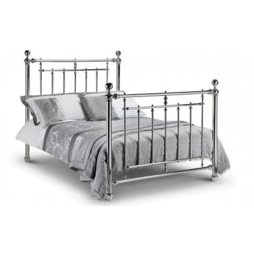 Empress Chrome Double Bed
