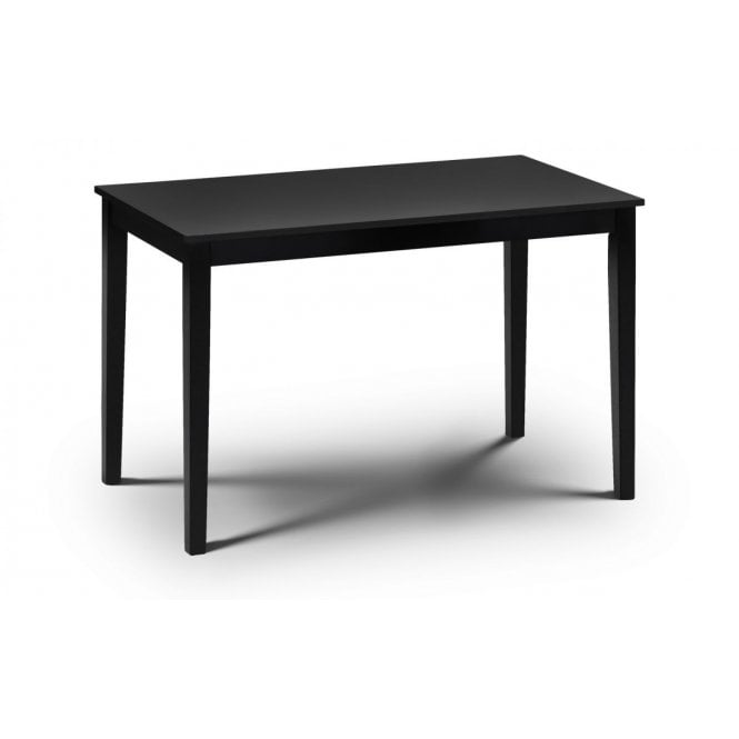 Julian Bowen Hudson Black Dining Table