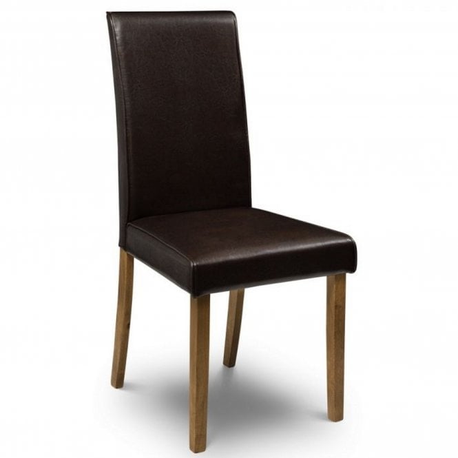 Julian Bowen Hudson Brown Dining Chair