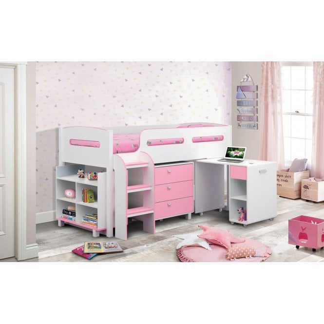 Julian Bowen Kimbo Cabin Bed - Pink