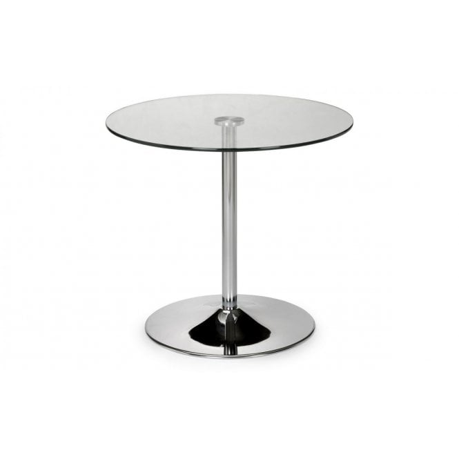 Julian Bowen Kudos Glass Pedestal Table