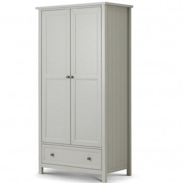 Maine 2 Door Combination Wardrobe - Dove Grey
