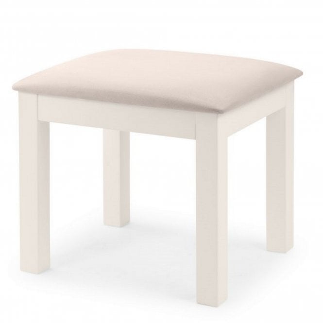 Julian Bowen Maine Dressing Stool - Surf White