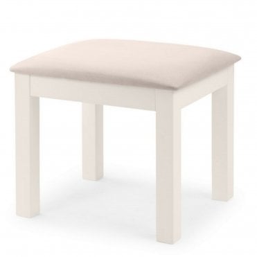 Maine Dressing Stool - Surf White