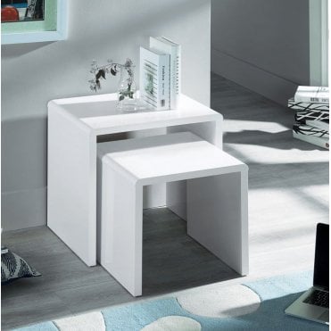 Manhattan High Gloss Nest of Tables