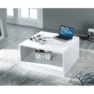 Manhattan High Gloss Square Coffee Table