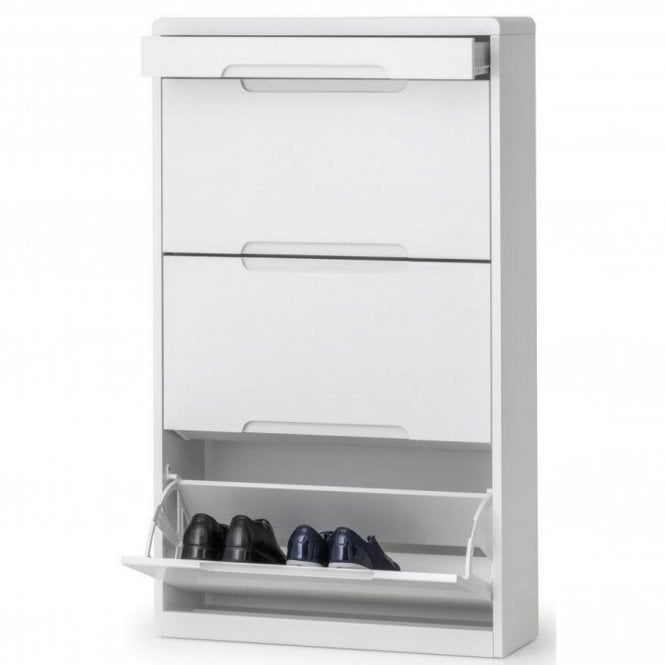 Julian Bowen Manhattan Shoe Cabinet With Drawer