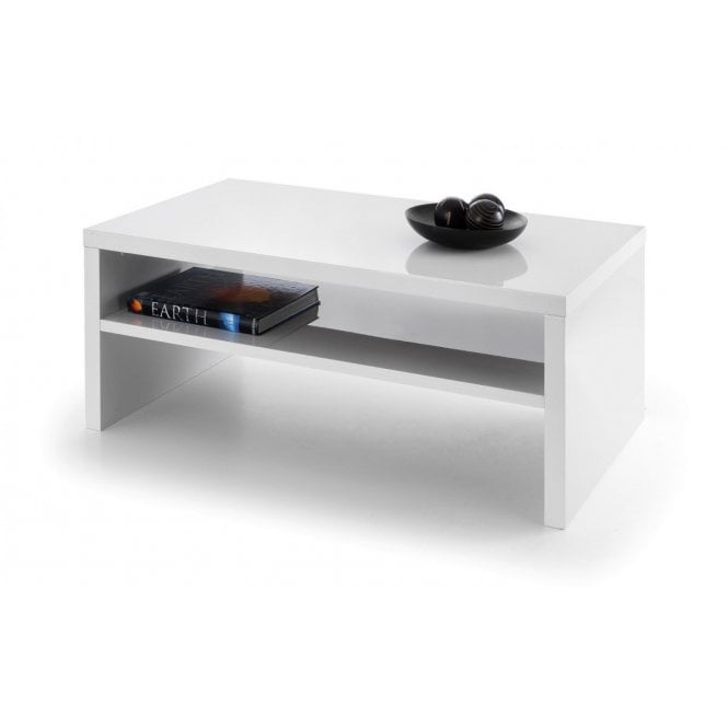 Julian Bowen Metro High Gloss Coffee Table - White