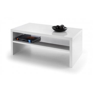 Metro High Gloss Coffee Table - White