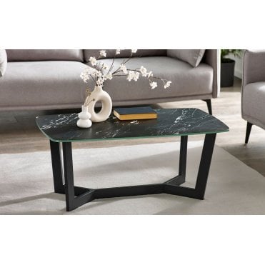 Olympus Coffee Table - Black Marble