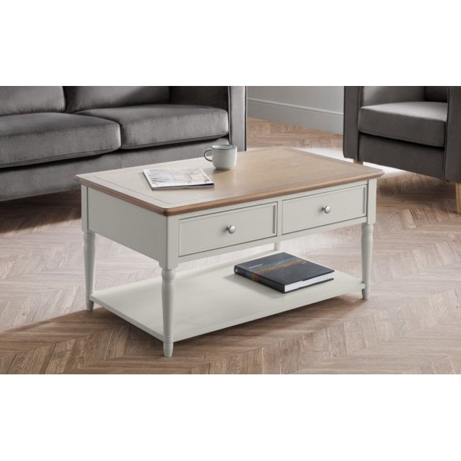 Julian Bowen Provence 2 Drawer Coffee Table