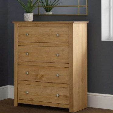 Radley 4 Drawer Chest - Waxed Pine