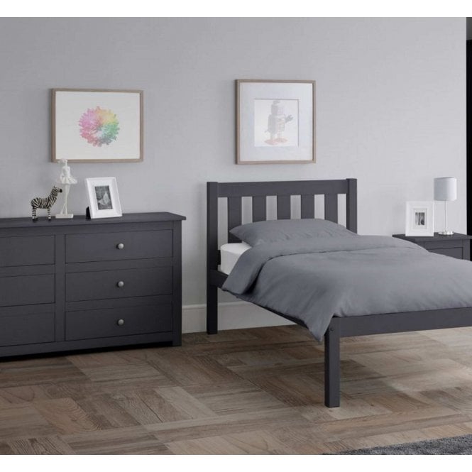 Julian Bowen Radley 6 Drawer Chest - Anthracite