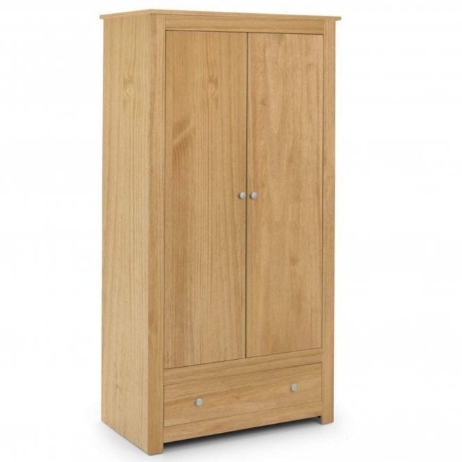 Julian Bowen Radley Wardrobe - Waxed Pine
