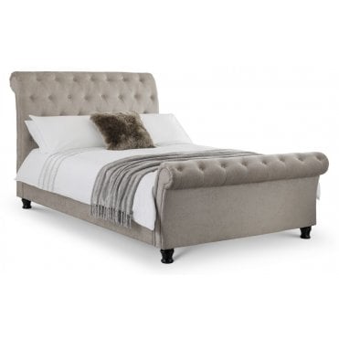 Ravello Deep Button Scroll King Size Bed