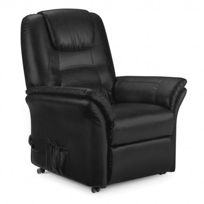 Julian Bowen Riva Rise & Recline Chair - Black