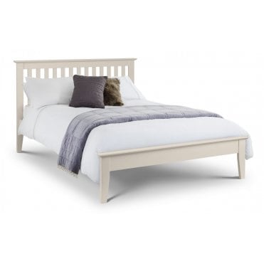 Salerno Shaker Double Bed - Ivory