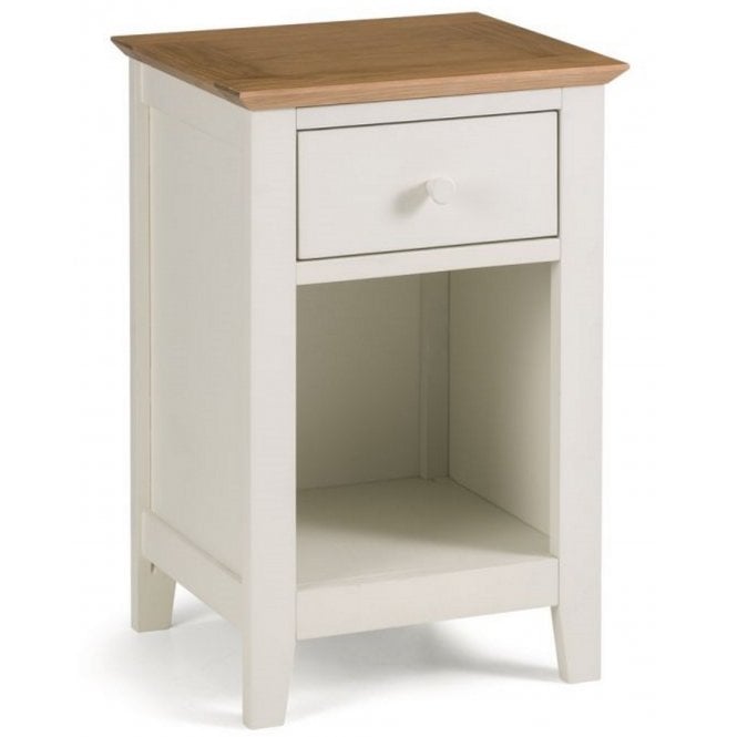 Julian Bowen Salerno Two Tone 1 Drawer Bedside