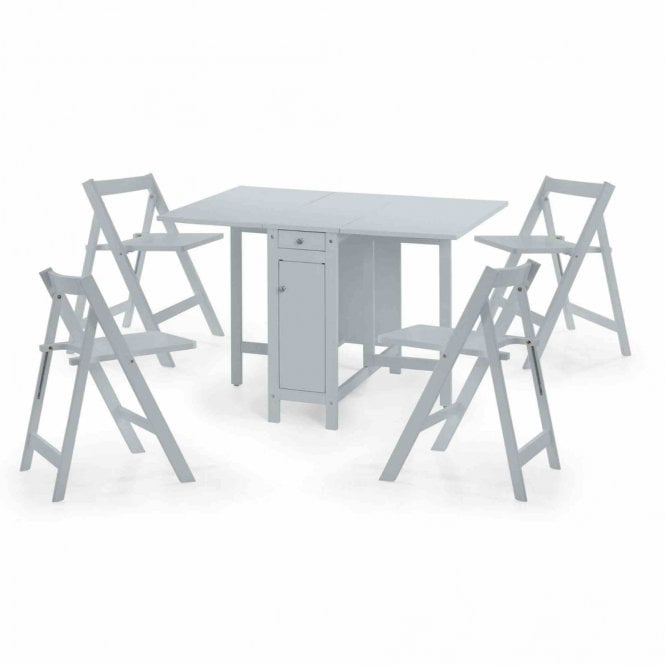 Julian Bowen Savoy Dining Set - Light Grey