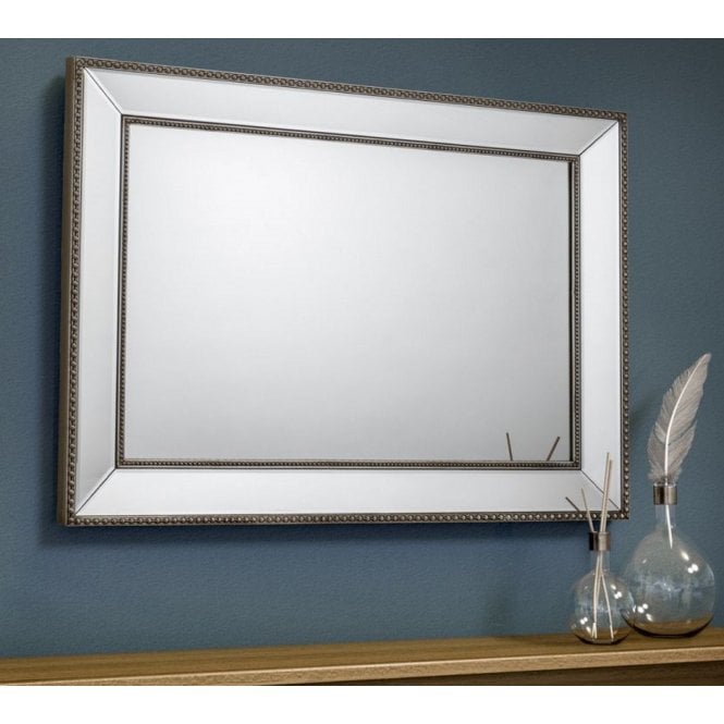 Julian Bowen Symphony Beaded Wall Mirror