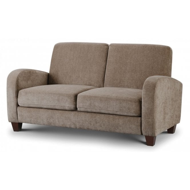 Julian Bowen Vivo 2 Seater Sofa in Mink Chenille