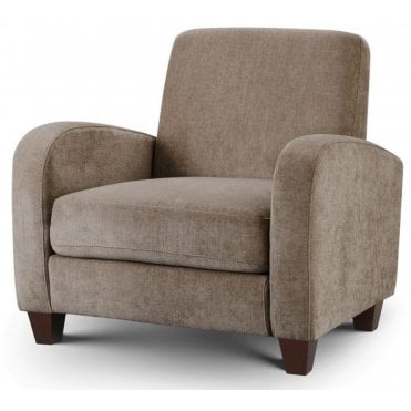 Vivo Chair in Mink Chenille