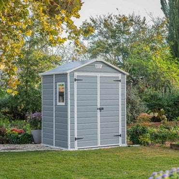 Manor Grey Shed 6X5