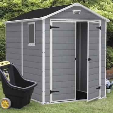Manor Grey Shed 6X8