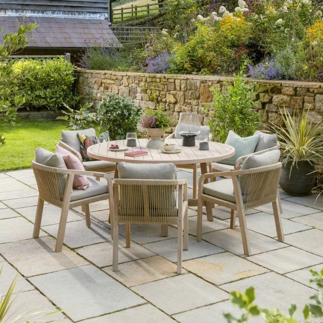 Kettler Cora 6 Seat Round Dining Set
