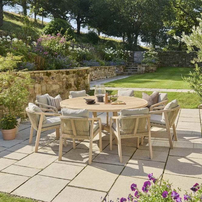 Kettler Cora 8 Seat Round Dining Set