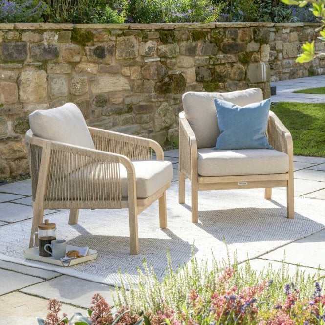 Kettler Cora Rope Lounge Armchair (Pair)
