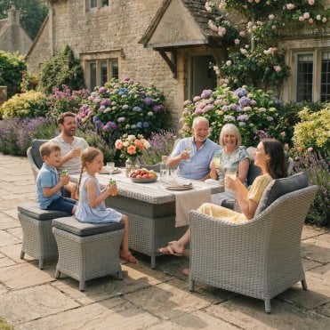 Foxley Sofa Set with High/Low Table