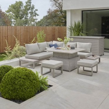 Marina Corner Lounge Set with High/Low Table