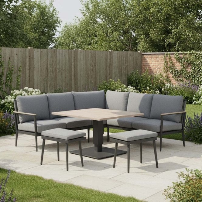 Kettler Merano Corner Sofa Set with High/Low Table