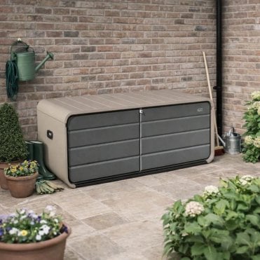 Vault 790L Garden Storage Box - Taupe