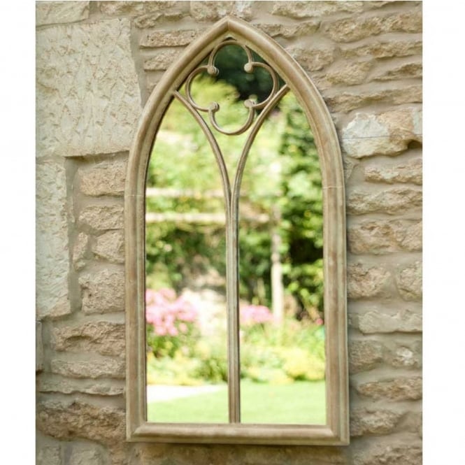 La Hacienda Church Window Garden Mirror