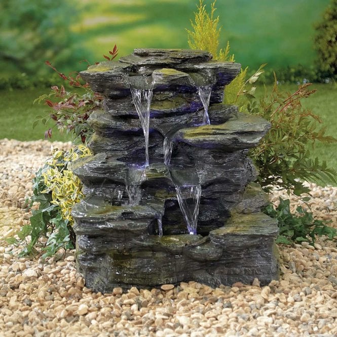 La Hacienda Como Springs Fountain with LEDS