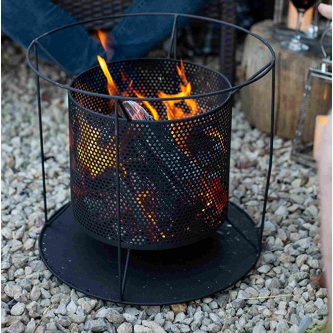 La Hacienda Kora Round Mesh Suspended Firepit